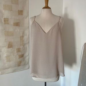 Aritzia Textured Chiffon Tank in size M